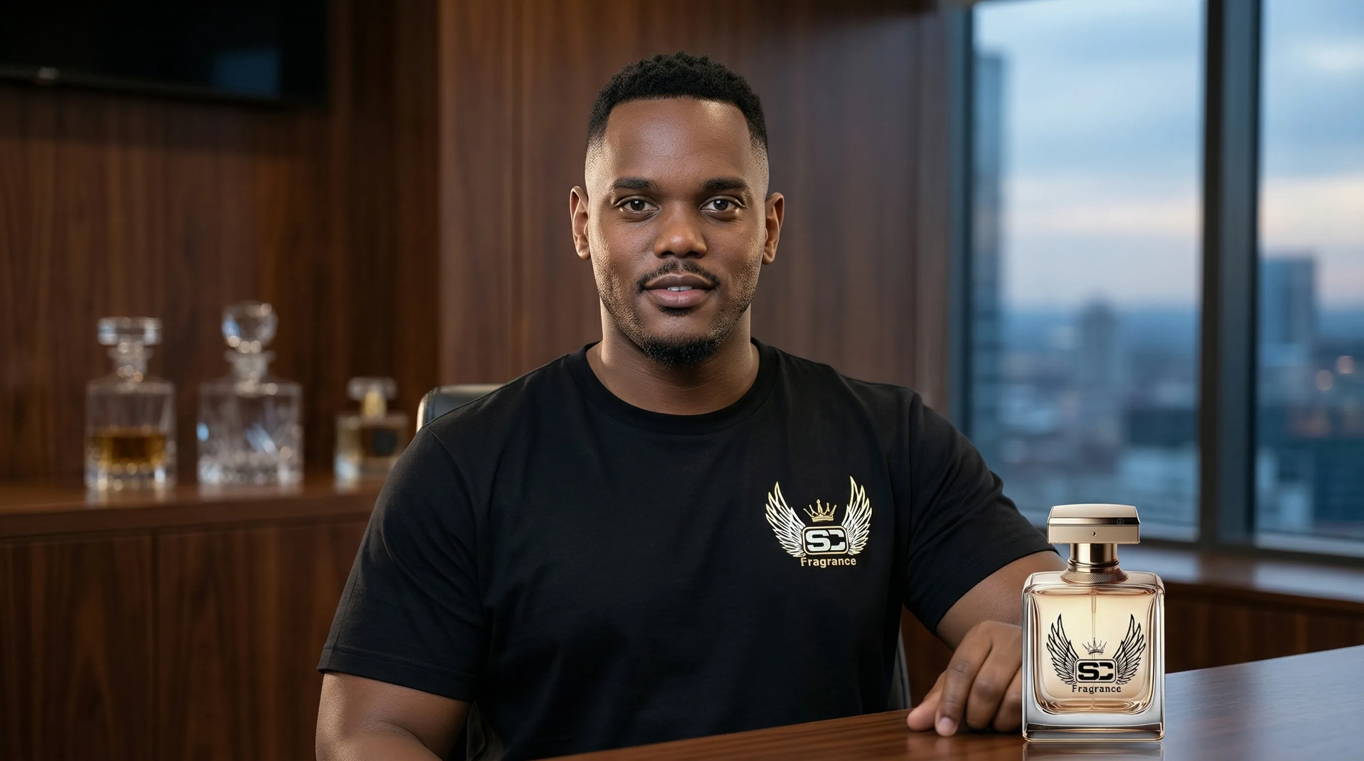 Sbonelo Chamane, founder of SC Fragrance